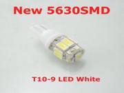 100pcs T10 9 LED 5630 SMD Car 194 168 192 W5W LED Light Automobile Bulbs Lamp t10 led smd white Freeshipping AAA