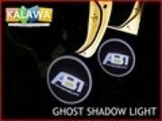 One pair A.B.T SPORTSLINE LOGO car logo lights LED door welcome lights ghost shadow light A24 GGG FREESHIPPING