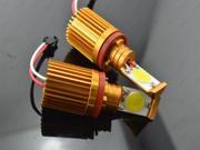 A pair of white H11 22W High Power CANBUS LED Car Headlight with COB LED Source H4 H7 H8 9005 9006 GGG