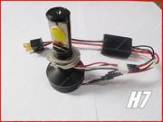 One Set 42W!!! white 3600 lumens LED Car Fog light with Double COB LED Source H4 H7 H8 H11 9005 9006 Super Bright GGG FREESHIPPING