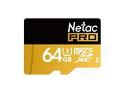 Netac P500 64GB Micro SD Card SDXC U3 Flash Memory Card
