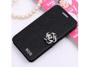 Peony Wallet Silk Leather Stand Flip Case Cover for Samsung Galaxy S3 4 5 6 edge