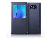 Luxury S View Window PU Leather Flip Cover Case for Samsung Galaxy Note5