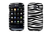 Huawei Fusion 2 U8665 Hard Case Cover Black White Zebra 2D Texture