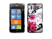 HTC Titan II Hard Case Cover Red Lily Flower