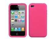Apple iPhone 4 iPhone 4S Silicone Case Hot Pink