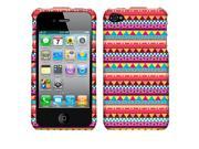 Apple iPhone 4 iPhone 4S Hard Case Cover Pink Aztec