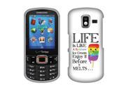 Samsung Intensity 3 U485 Hard Case Cover Rainbow Ice Cream Life
