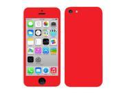 Solid Red Apple iPhone 5C Light Lite Vinyl Skin Sticker
