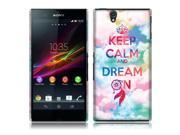Sony Xperia Z C6603 C6606 Back Cover Case Keep Calm Dream On