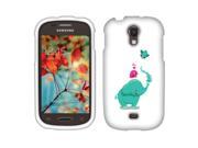 Samsung Galaxy Light T399 Hard Case Cover Funny Elephant And Bird