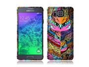 Samsung Galaxy Alpha G850 Silicone Case TPU Colorful Mystical Owl