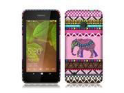 Nokia Lumia 530 Silicone Case TPU Elephant Aztec