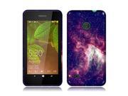 Nokia Lumia 530 Silicone Case TPU Pink Stars Galaxy Nebula