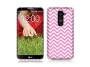 LG G2 mini D620 Silicone Case TPU Pink Mini Chevron