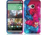 HTC One M9 Hard Case Cover Butterfly Bliss