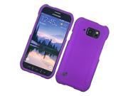 Samsung Galaxy S6 Active G890 Hard Case Cover Purple Texture