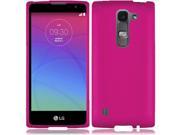 LG Spirit H443 Hard Case Cover Hot Pink Texture