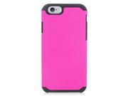 Apple iPhone 6 4.7 inch Hard Cover and Silicone Protective Case Hybrid Hot Pink Black Astronoot