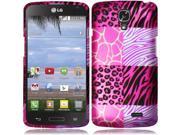 LG F70 D315 Hard Case Cover Pink Exotic Skins Texture