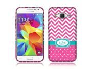Samsung Galaxy Core Prime G360 Silicone Case TPU Hot Pink Love Monogram