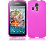Kyocera Hydro Icon C6730 Life C6530 Silicone Case TPU Frosted Hot Pink