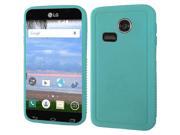 LG Sunrise L15G Lucky L16C Silicone Case TPU Thick Rugged Teal Flexible