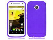 Motorola Moto E LTE 2nd Gen 2015 Silicone Case Purple Ultra Thin Rugged