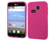 LG Sunrise L15G Lucky L16C Silicone Case TPU Thick Rugged Hot Pink Flexible