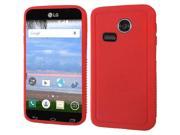 LG Sunrise L15G Lucky L16C Silicone Case TPU Thick Rugged Red Flexible