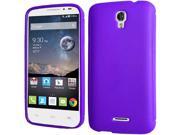 Alcatel OneTouch POP Astro Silicone Case TPU Thick Rugged Purple Flexible