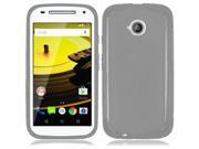 Motorola Moto E LTE 2nd Gen 2015 Silicone Case TPU Frosted Clear Flexible Thin
