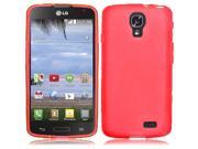 LG F70 D315 Silicone Case TPU Frosted Red