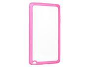 Samsung Galaxy Note Edge Silicone Case Clear Pink Gummy