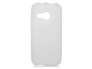 HTC One M8 Mini Silicone Case TPU Frosted Transparent White