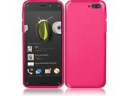 Amazon Fire Phone Silicone Case TPU Frosted Hot Pink