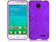Alcatel OneTouch Pop Star A845G D471 Silicone Case TPU Purple Ultra Thin Dynamic