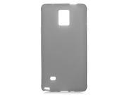 Samsung Galaxy Note 4 Silicone Case TPU Frosted Black