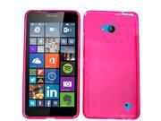 Microsoft Nokia Lumia 640 Silicone Case TPU Hot Pink