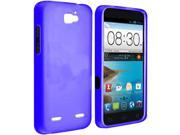 ZTE Zephyr Z752C Silicone Case TPU Frosted Blue Flexible Thin