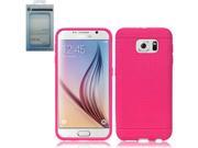 Samsung Galaxy S6 Silicone Case Hot Pink Ultra Thin Rugged