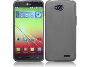 LG Optimus L90 D405 D415 Silicone Case TPU Frosted Smoke