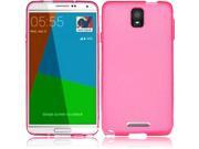 Samsung Galaxy Note 4 Silicone Case TPU Frosted Hot Pink