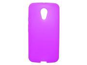 Motorola Moto X 2nd Generation 2014 Silicone Case TPU Frosted Purple