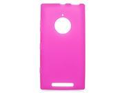 Nokia Lumia 830 Silicone Case TPU Frosted Hot Pink