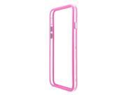 Apple iPhone 6 plus 5.5 inch Silicone Case Hot Pink Clear Bumper