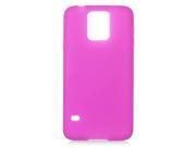 Samsung Galaxy S5 G900 Silicone Case TPU Frosted Hot Pink