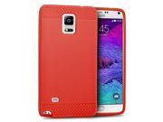 Samsung Galaxy Note 4 Silicone Case TPU Red Check style