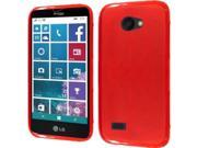 LG Lancet Silicone Case TPU Frosted Red Flexible Thin
