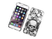 Apple iPhone 6 plus 5.5 inch Hard Case Cover Skull w Angel 2D Glossy